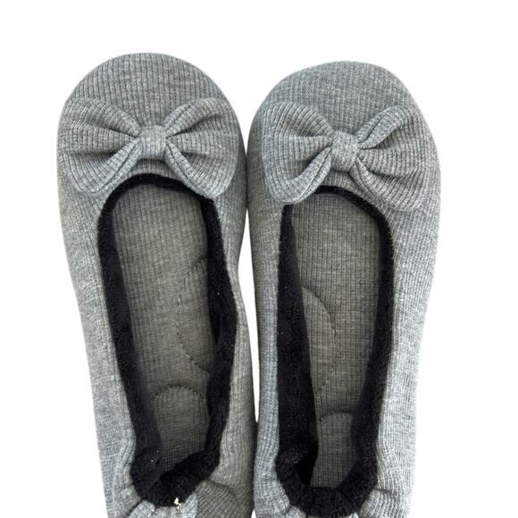 Therapedic Easy-Care Memory Foam Ballerina Slippers - Picture 1 of 2